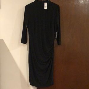 Brand New Black New York & Co. Long Sleeve Dress.